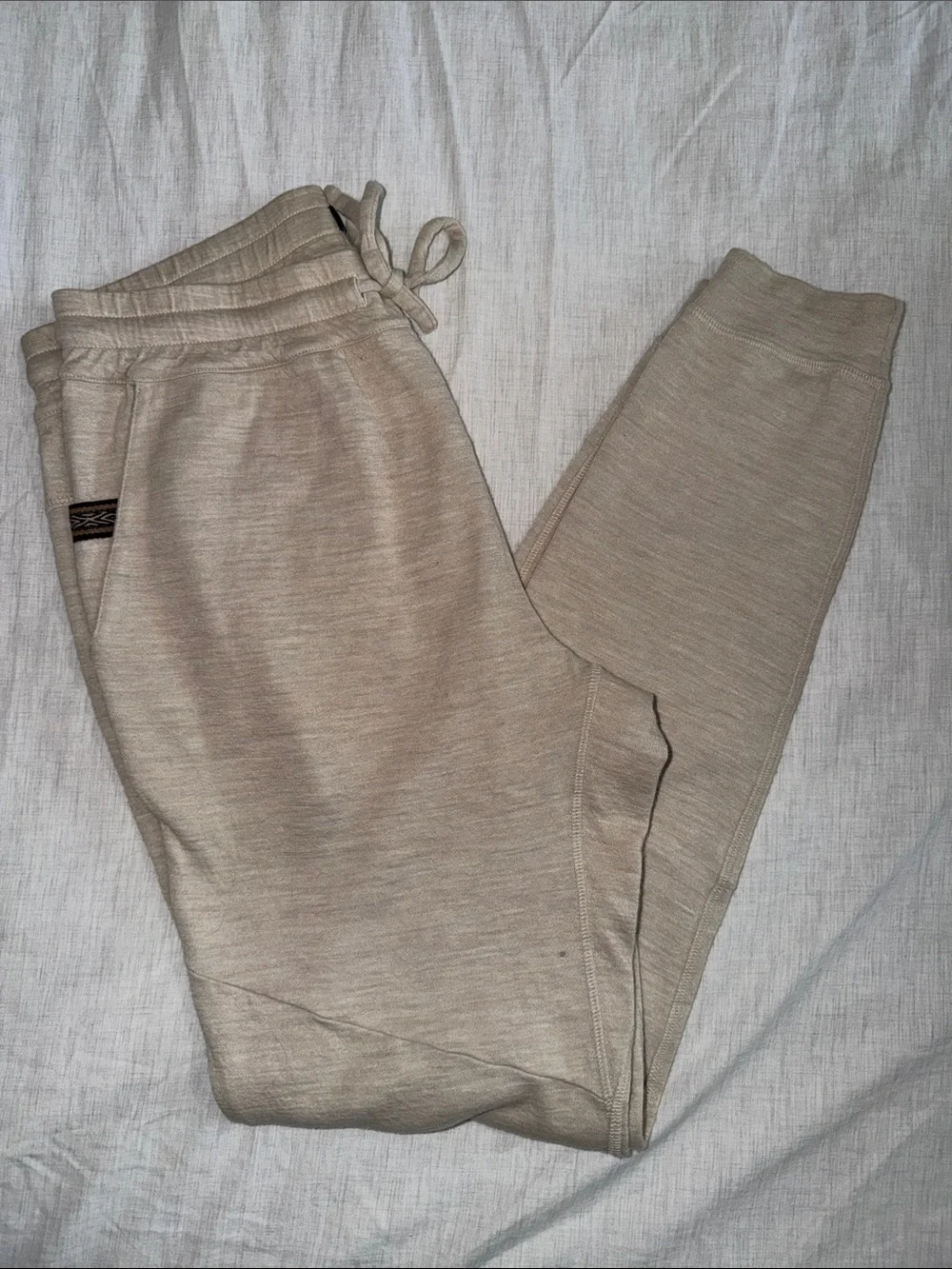 PAKA Men's Alpaca Joggers Size Medium Breathable Baby Alpaca Pants